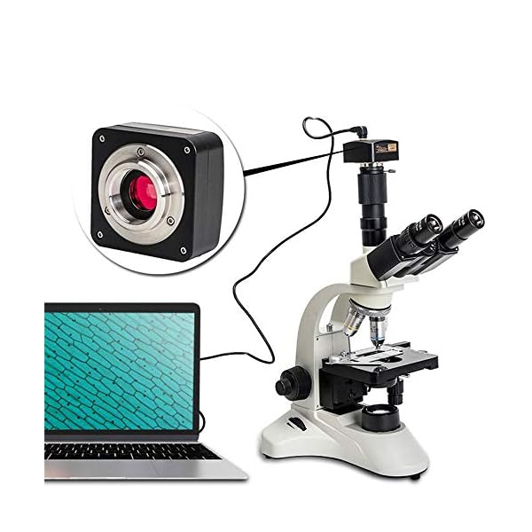 QuRong Professionelles Mikroskop mit optischem Zoom Trinokularmikroskop 1600X für die Reparatur von Leiterplatten… – Bild 7