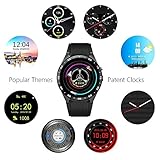 KW88 3G WIFI Smartwatch Cell Phone All-in-One Bluetooth Smart Watch Android 5.1 SIM Card with GPS,Camera,Heart Rate Monitor,Google map, Google Play