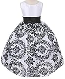 Kids Dream Girls Velvet Special Occasion Dress with Removable Sash