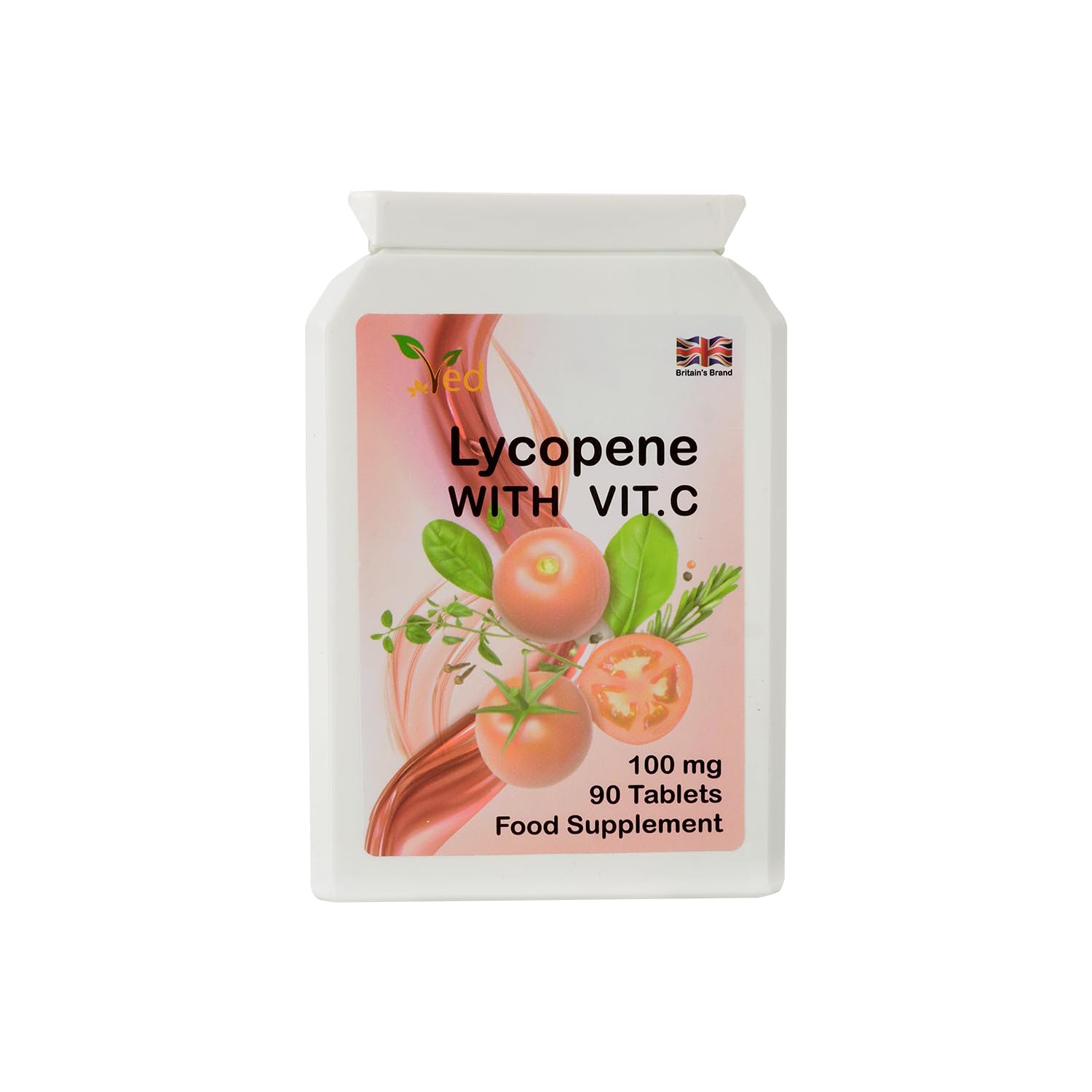 Ved Lycopene Supplement | Boost Immune System | Super Antioxidant | 100mg x 90 Tablets