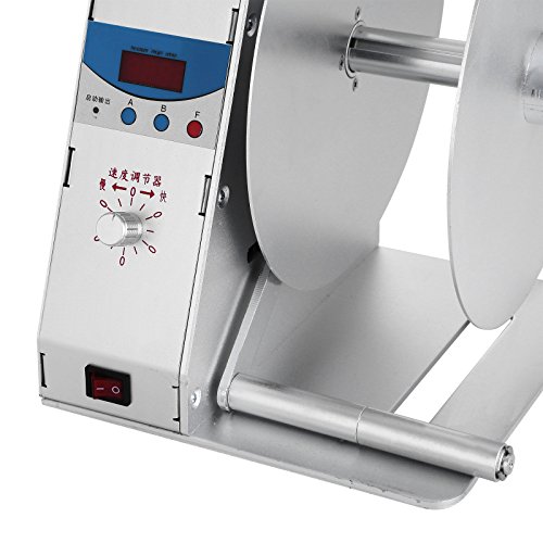 image for BestEquip Label Rewinder Digital Automatic Rewinding Machine Adjustabl