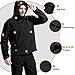 FREE SOLDIER Men’s Tactical Jacket Waterproof Army Military Hooded Jacket Softshell Autumn Winter Jacket (Wolf brown XL)