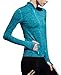 UDIY Women Active Jacket-Breathable Running Thumb Jacket with Two Sides Pockets