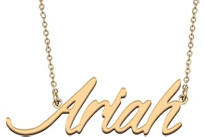 HUAN XUN Personalized Jewelry Custom Initial Pendant Custom Name Necklaces for Women Womens