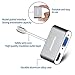 JAVONTEC USB C to VGA HDMI Adapter, USB 3.1 Type C to VGA and HDMI Adapter Converter for Apple MacBook 12, MacBook Pro 13 15 (2016 2017), Google Chromebook, HP Spectre, Samsung S8/S8Plus