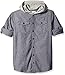 Lee Boys' Big Hooded Chambray Shirt