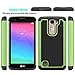 LG K7 Case, LG Tribute 5 Case, LG Treasure Cover Accessories - OEAGO Shock-Absorption Dual Layer Defender Protective Case Cover For LG K7 / LG Tribute 5 / LG Treasure LTE - Green
