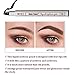 Ethradia Tattoo Eyebrow Pen With Four Tips Brow Pen Long-lasting Waterproof Liquid Eyebrow Pencil Brow Gel for Eyes Makeup (Gray)