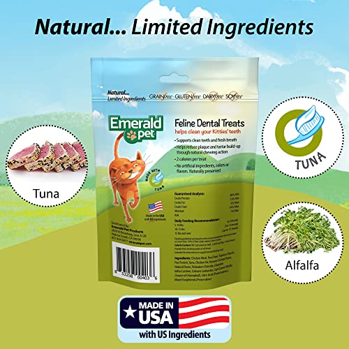 Feline Dental Treats — Tasty and Crunchy Cat Dental Treats Grain Free — Natural Dental Treats to