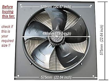 Industrial Commercial Extractor Fan Ventilator Exhaust 450mm 18