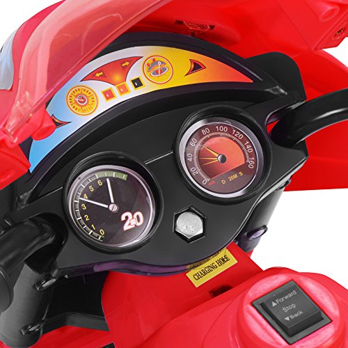 Kids Ride On Motorcycle 6V Toy Battery Powered Electric 3 wheel w/Remote Control