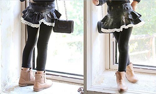 Amazon レギンス 付き デニム スカート 子供 服 キッズ パンツ 女の子 ガールズ ベビー 用 100 110 1 130 140 Cm センチ カジュアル 2色 140 レッド スカート 通販
