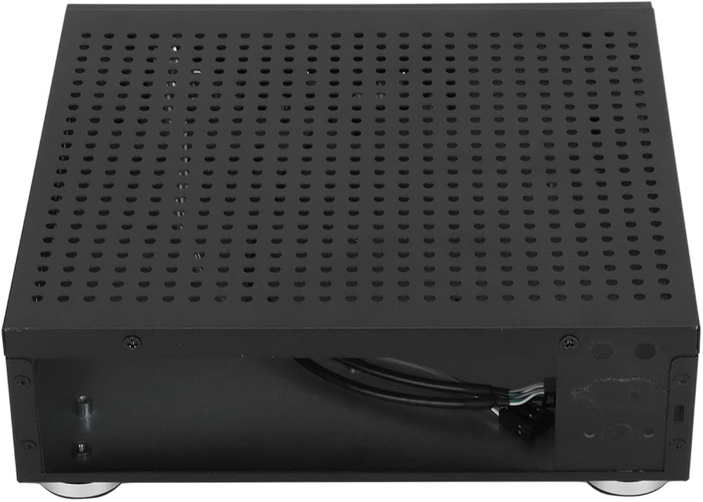 Lazmin112 C60(2.0) Mini ITX/MAXT Desktop Computer Case Black Aluminum Alloy HTPC
