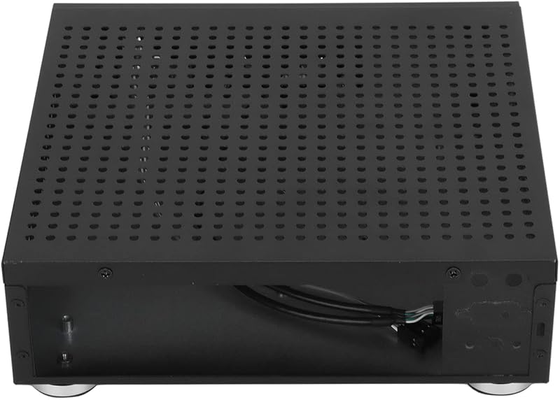 Lazmin112 C60(2.0) Mini ITX/MAXT Desktop Computer Case Black Aluminum Alloy HTPC