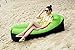 HAKE Inflatable Lounger with Portable Carry Bag for Outdoor and Indoor use (Green Lounger)