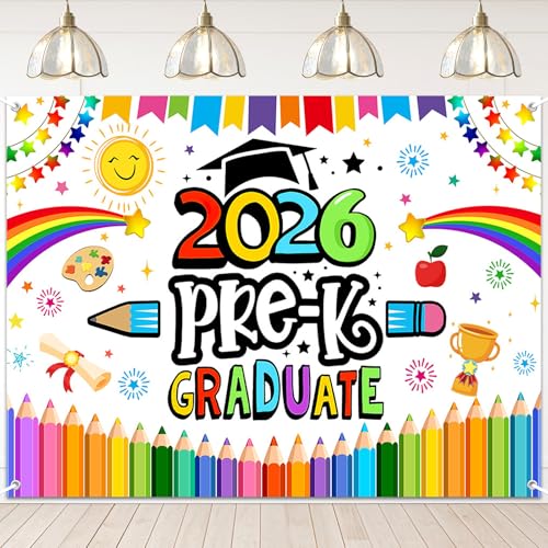 Lecheme Graduation Backdrop Party Decoration