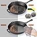 Cast Iron Cleaner 7” Circle Premium Stainless Steel Chainmail Scrubber Cast Iron Cleaning Kit Hot Handle Holder + Pan Scraper + Grill Scraper + Kitchen Towel (6 Pack)