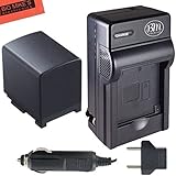 BM Premium BP-820 Battery and Charger for Canon VIXIA GX10, XF400, XF405, HFG10, HFG20, HFG30, HF G40, HFM300, HFM301, HFM40, HFM41, HFM400, HF11, HF20, HF21, HG21, HF200, XA10, XA20, XA25, XA30, XA35