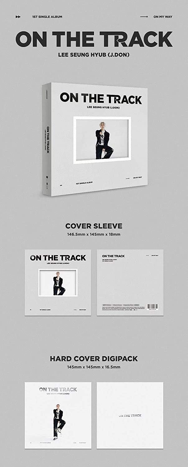 FNC Ent. N.Flying J.DON LEE SEUNG HYUB - ON THE TRACK (1st Single Album) Album+Folded Poster (To My Way ver.) - Image 5