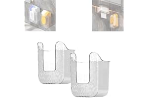 LUSEBIY Kitchen Wipes Storage Box, 2024 New Non-Slip Flushable Wipes Holder for Bathroom Toilet, Wall-Mounted Clear Wet Tissue Dispenser Container Box No Punching Refillable Keeps Baby Wipes Fresh Case