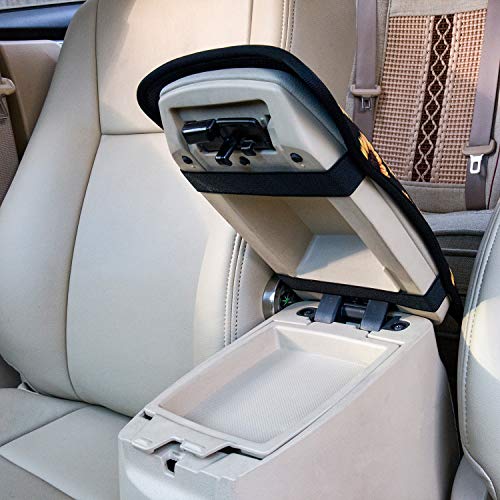 Evankin Auto Center Console Cover,Universal Fit Soft Comfort Center Console Armrest Cushion for Car,Neoprene Sunflower Stylish Pattern Design Car Armrest Cover(Sunflower) - Thumbnail 2