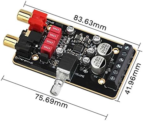 Demino PAM8620 Dual Channel Digital Audio Power Amplifier Board Stereo 15W/10W Dual Voice Sounds Module 12V-24V