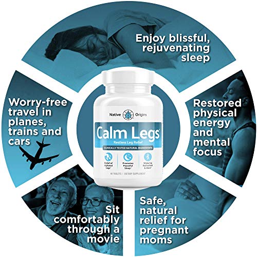 Calm Legs Natural for Natural Itching, Crawling, Tingling and Agitated