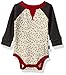Burt's Bees Baby Baby Boys, Short Long Sleeve One-Piece Bodysuits, 100% Organic Cotton, Mini Trees Thermal, 12 Months
