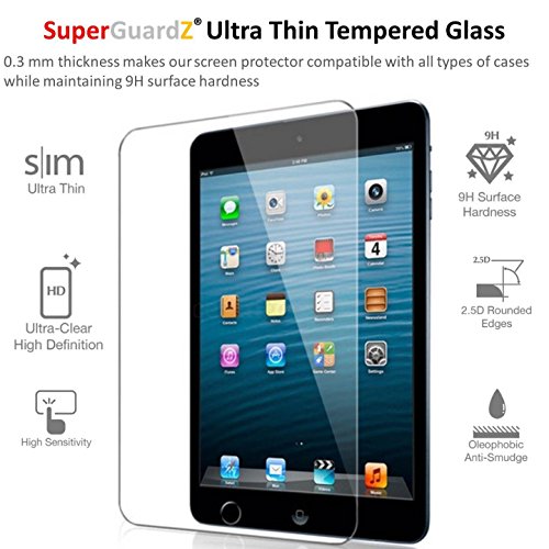 [2-PACK] iPad 9.7 (2017) Screen Protector Tempered Glass [Anti-Glare Matte], SuperGuardZ, Anti-Fingerprint, Anti-Bubble [Lifetime Replacement]