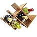 Autree Natural Bamboo Wine Rack 8-bottles Countertop
