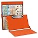 Whitecoat® Clipboard - Nursing Edition (Orange, Bi-Fold)