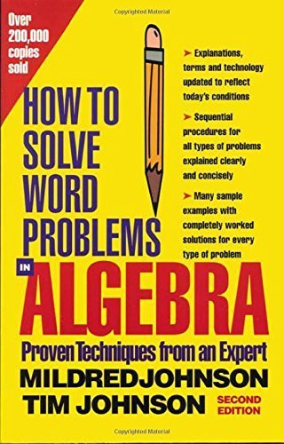 How to Solve Word Problems in Algebra, (Proven Techniques from an Expert) 2nd (second) by Mildred Jo by (Paperback)