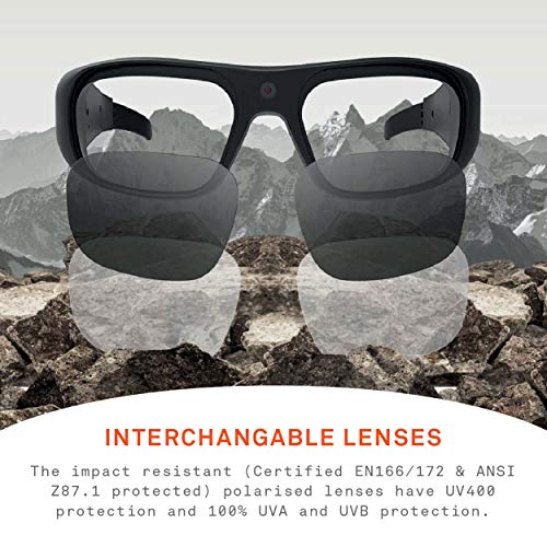 Bear Grylls Waterproof Action Camera Glasses (BGGLS1) with Full HD 1080P Builtin POV Camera