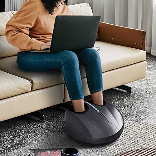 MUJERBAY Foot Massager Machine with Heat, FullCover Shiatsu Foot
