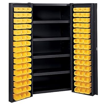 Edsal Manufacturing Bc6202blk Industrial Bin Storage Cabinet
