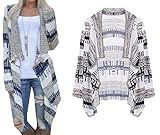 LTYY Women's Irregular Print Fashion Open Front Cardigan