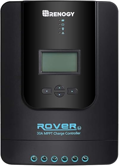 Renogy 30A MPPT Charge Controller with Bluetooth 12V/24V Solar Regulator