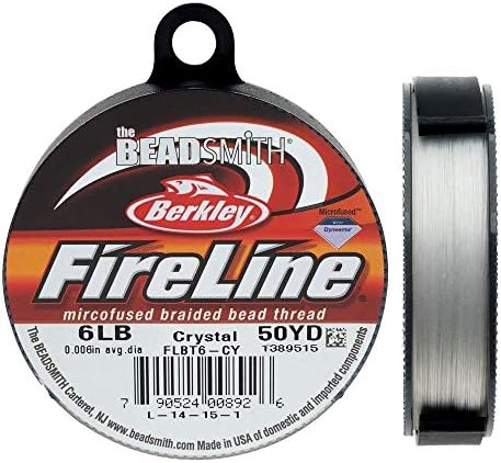 XCR-1278 Crystal Braided Beading Thread.006"/50 yd