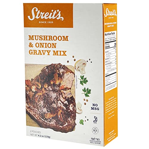 Gravy Mix, Pantry Staple, NoMSG, Kosher for Passover, 4.2 Oz (Mushroom