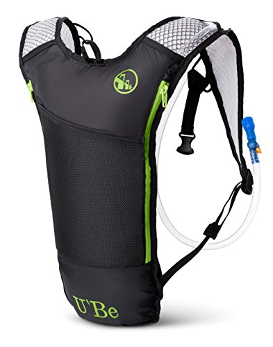 UPC 732934256177, U&#39;Be Hydration Pack for Biking Running Hiking Cycling - Running Backpack Camel Pack with 2L Water Bladder for Outdoor Sports