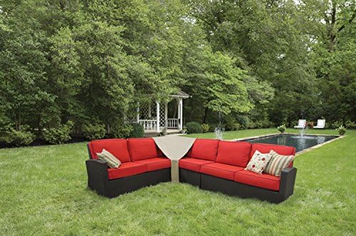 Protective Covers Inc. Modular Sectional Sofa Cover, Corner Piece, 40" W x 40"D x 32"H, Tan