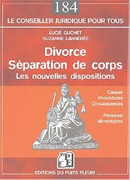 Divorce, séparation de corps