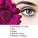 MAX6 Eyelash & Brow Dye/Tint Kit Permanent Mascara (Black) with accessories