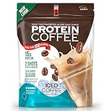 Complete Nutrition | Maine Roast Protein Coffee | Iced Coffee Flavor | 15g Whey Protein | 2 Shots Espresso | 80 Calories | 12.7oz Pouch