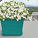 ALMI Plastic Accent Square Planter Drip Tray 10.5-Inch Ideal for 14-inch – for Plants, Flowers, Pot, Indoor, Outdoor – Turquoisethumb 4