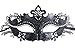 Coxeer Masquerade Mask Shiny Metal Rhinestone Venetian Pretty Party Evening Prom Mask