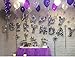 Happy Birthday Balloons,Aluminum Foil Banner Balloons for Birthday Party Decorations and Supplies -Silver