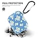 AirPods Case - Xmifer Airpods Case Cover for Apple Airpods 2/1 with Keychain Airpods Accessories(Teal Blue Daisy)