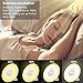 totobay Wake Up Light, 2nd Generation} Sunrise Simulation Snooze Alarm Clock Bedside Night Light with Nature Sounds, FM Radio, Touch Control and USB Charger