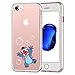 PICAVINCI iPhone 7 8 SE 2020 Case, Stitch Playing Bubble 3D Printed Soft Clear Cute Case